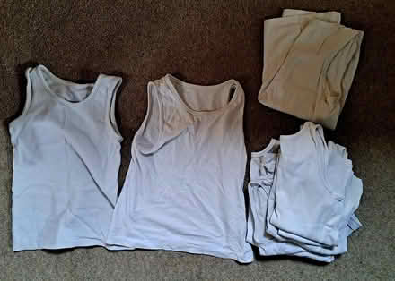 Photo of free White vests for 2-4year old child (OX25, Weston on the green) #1