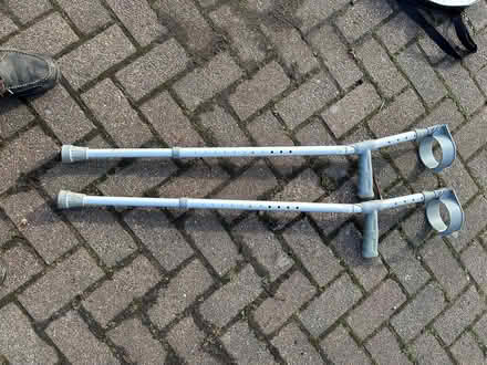 Photo of free Pair of aluminium crutches (Common Edge FY4) #1