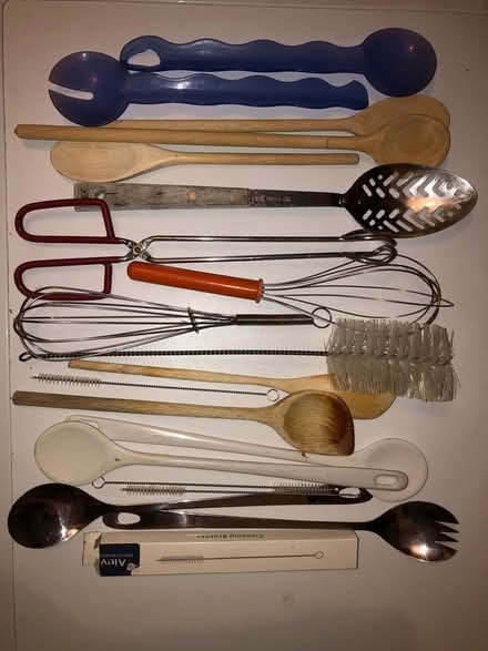 Photo of free Spoons, salad tongs, balloon whisks (Sunninghill SL5) #1