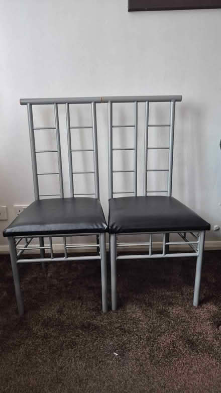 Photo of free Glass table with 2 chairs (Goffs Oak EN7) #3