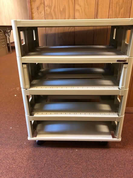 Photo of free Rolling Shelves (Brookfield, CT) #2