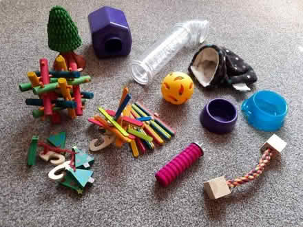 Photo of free Hamster toys, bowls etc. (Mayfield EH9) #1