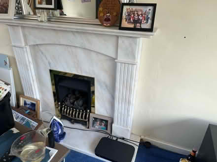 Photo of free Marble mantlepiece and gas fire (Tring HP23) #1