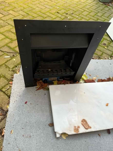 Photo of free Marble mantlepiece and gas fire (Tring HP23) #3