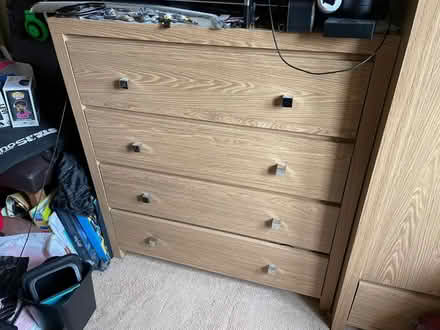 Photo of free 4 drawers + matching wardrobe (Chaddesden DE21) #1