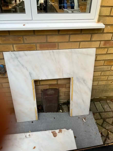 Photo of free Marble mantlepiece and gas fire (Tring HP23) #2