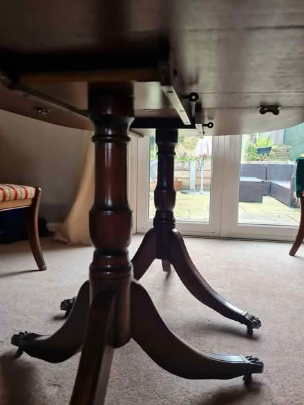 Photo of free Extending Dining table & 6 chairs (Stewarton) #2