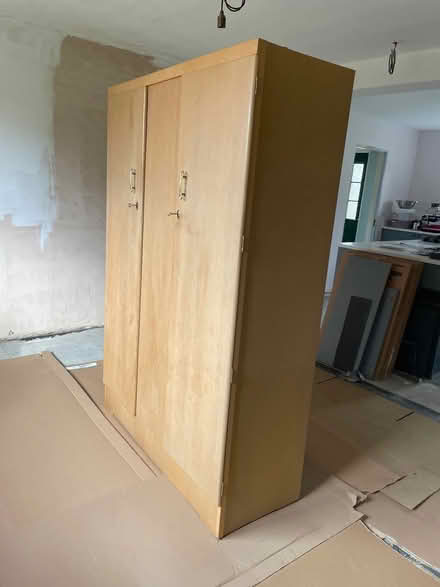 Photo of free Wooden double wardrobe (Little Whelnetham) #2