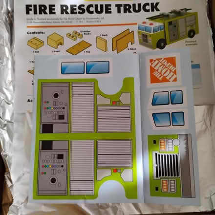 Photo of free Stickers for Home Depot Fire Truck (Darien) #1