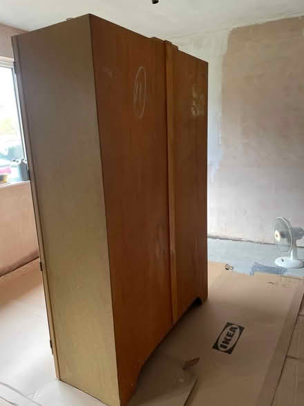 Photo of free Wooden double wardrobe (Little Whelnetham) #3