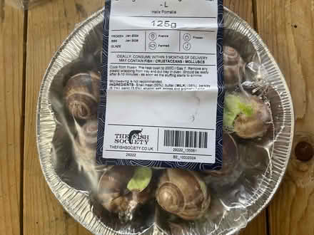 Photo of free French snails in garlic butter (Clayton brook PR5) #1