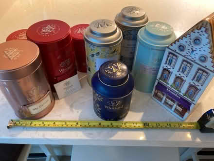 Photo of free Whittard’s empty tins (South Ockendon RM15) #1