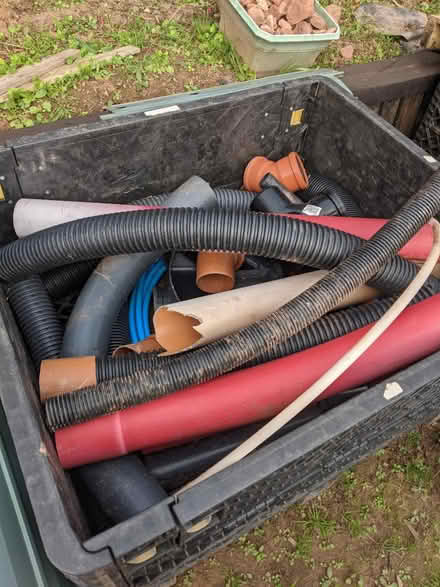 Photo of free Job lot of plastic pipes (CW6 0sz) #1