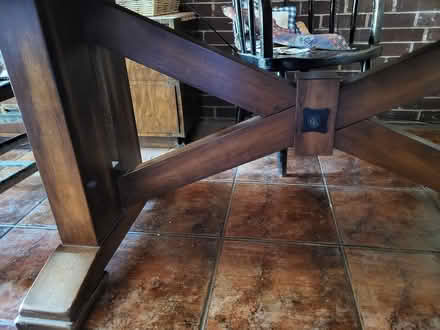 Photo of free Solid wood kitchen table (Westchester, Il) #2