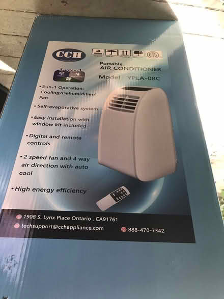 Photo of free Brand New portable A/C unit (San Pablo Park area) #1