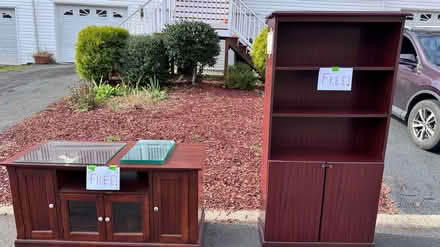 Photo of free TV Stand (Bluejay Way. Charlottesville) #1