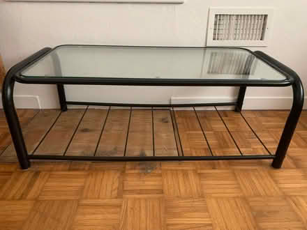 Photo of free Glass topped coffee table (Richmond) #1