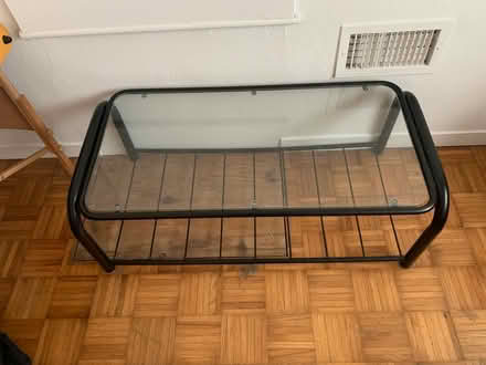 Photo of free Glass topped coffee table (Richmond) #2