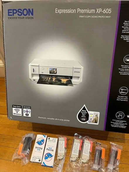 Photo of free Epson XP 605 printer plus ink (New Malden KT3) #1