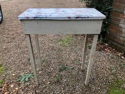 Photo of free Small hobby or shed table (Askett HP27) #1