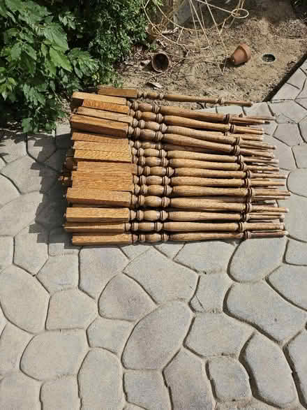 Photo of free Wooden spindles (Chatsworth) #1