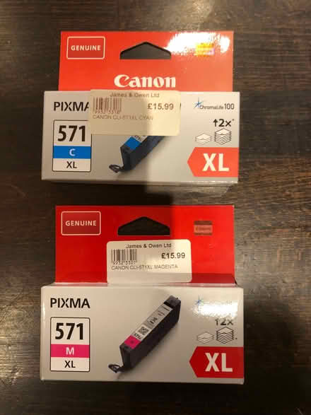 Photo of free Canon ink cartridges (Nailsworth GL6) #1