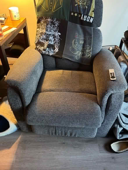 Photo of free Dark grey recliner (South loop) #1