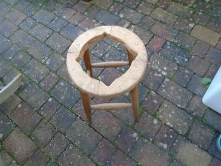 Photo of free wooden stool (HR1) #1