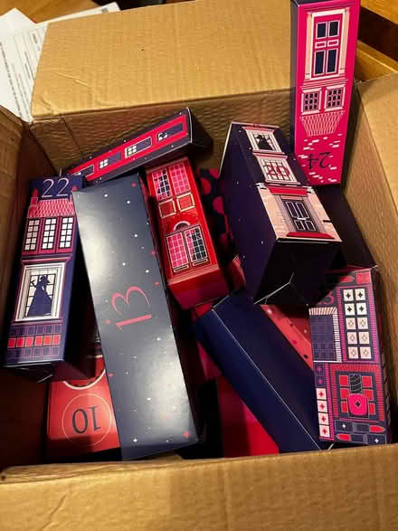 Photo of free Empty advent boxes (Manchester M20 East Didsbury) #1