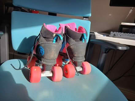 Photo of free Child's roller skates + pads (Templeogue) #4