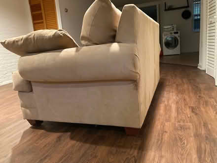 Photo of free Beige Arm & Couch set (Wakefield/Forest Hills) #2