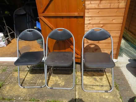 Photo of free Approx 24 Fold Up Chairs All Need TLC ( PENDING COLLECTION ) (Ferring BN12) #1