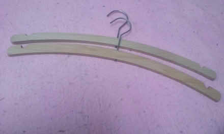 Photo of free Wood Coat Hangers (Wrose BD18) #1