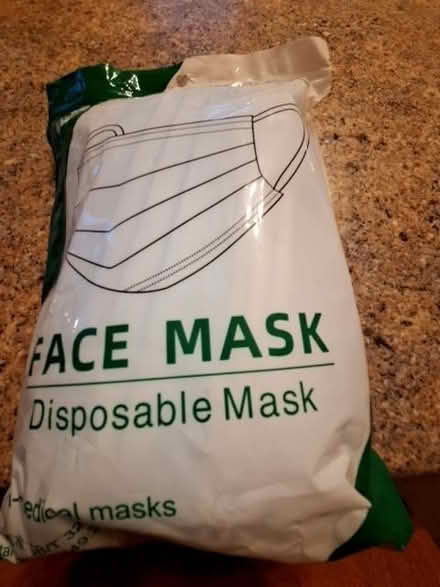 Photo of free Pack of disposable face masks (Swanley BR8) #1