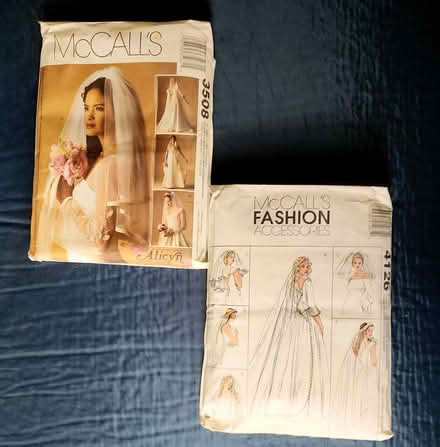 Photo of free 2 sewing pattern packs for Bridal veils (Dacorum HP23) #1