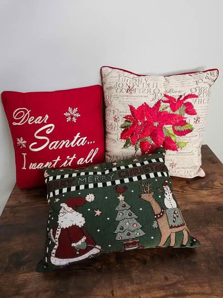 Photo of free 3 Christmas pillows (Orleans near Petrie Island) #1