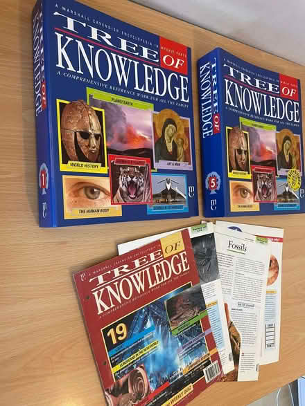 Photo of free Vintage Tree Of Knowledge magazine binders (Blackbrook WA2) #1