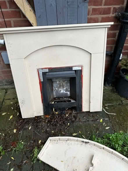 Photo of free Marble fire surround and hearth (Longsight M18) #2