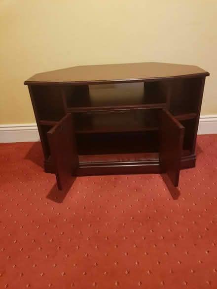 Photo of free 2 door solid wood TV cabinet (Foxrock) #2