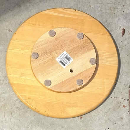 Photo of free 14". Wooden LAZY Susan (Elkridge rte103 & rte100) #2