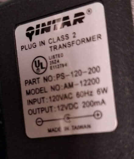 Photo of free Qintar plug-in class 2 transformer (North Greenwood) #2