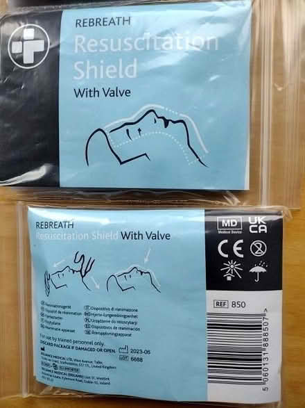 Photo of free New First Aid resuscitation shield (New Malden KT3) #1