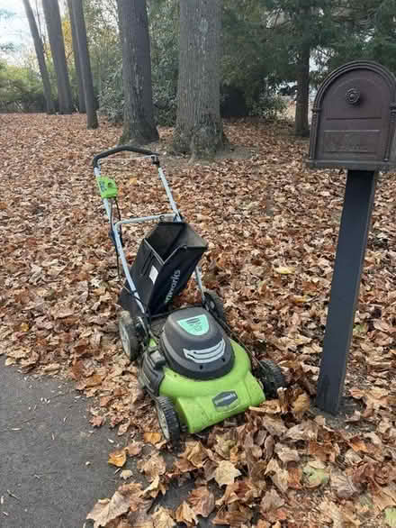 Photo of free Lawn mower Greenworks corded elec (West Chester) #1