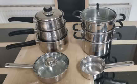 Photo of free Aluminium Steamer and Saucepans (CT10) #1