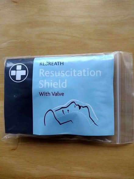 Photo of free New First Aid resuscitation shield (New Malden KT3) #2