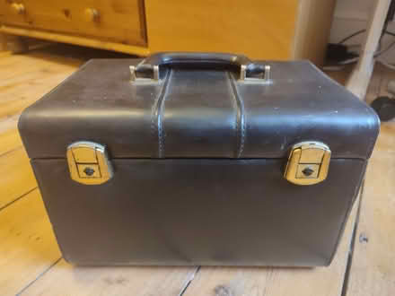 Photo of free Black leather makeup/vanity case (Bedminster BS3) #1