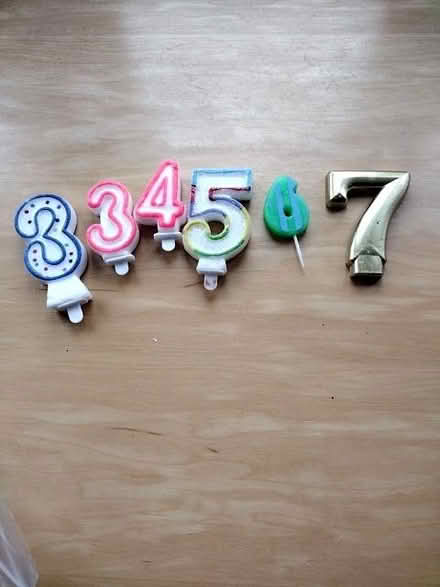 Photo of free Birthday cake number candles (New Malden KT3) #1