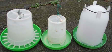 Photo of free Two chicken feeders, one drinker (Llanystumdwy LL52) #1