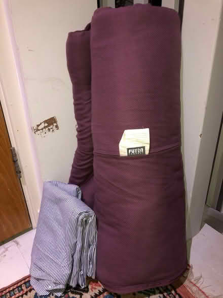 Photo of free Futon Co Roll up bed & single cover (E2 Bethnal Green) #1