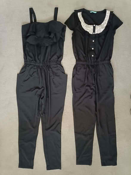 Photo of free Size 6 Bundle 2x Black Jumpsuits Attractive Collar Design (New Penshaw NE38) #2